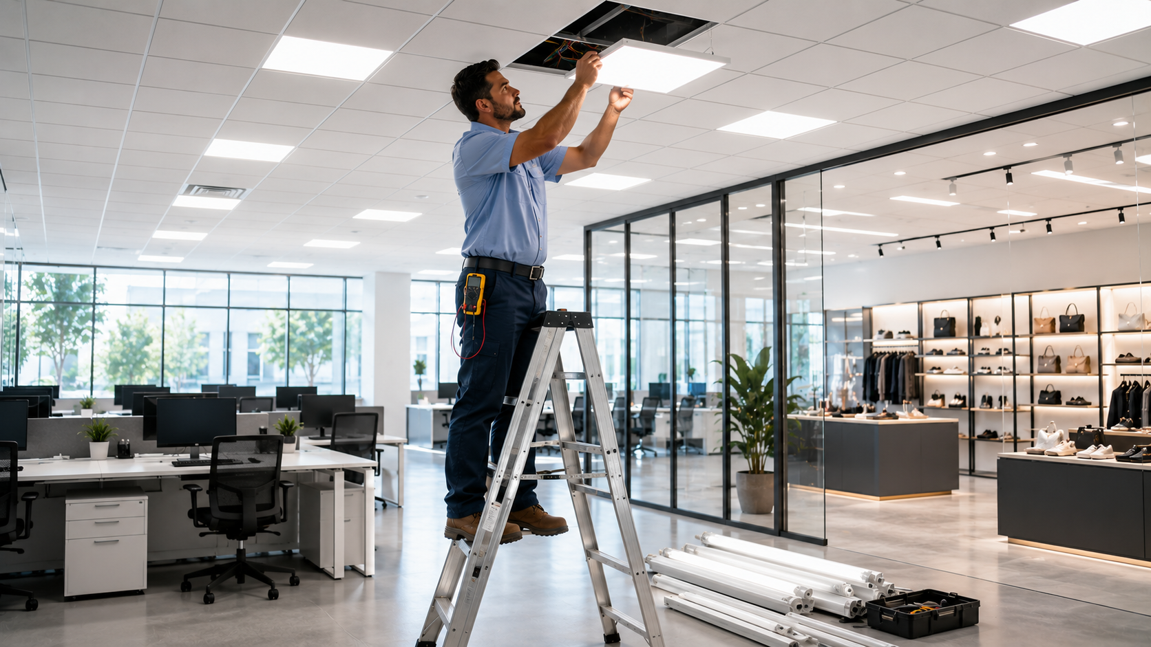 Commercial Lighting in Abu Dhabi - lighting service 3