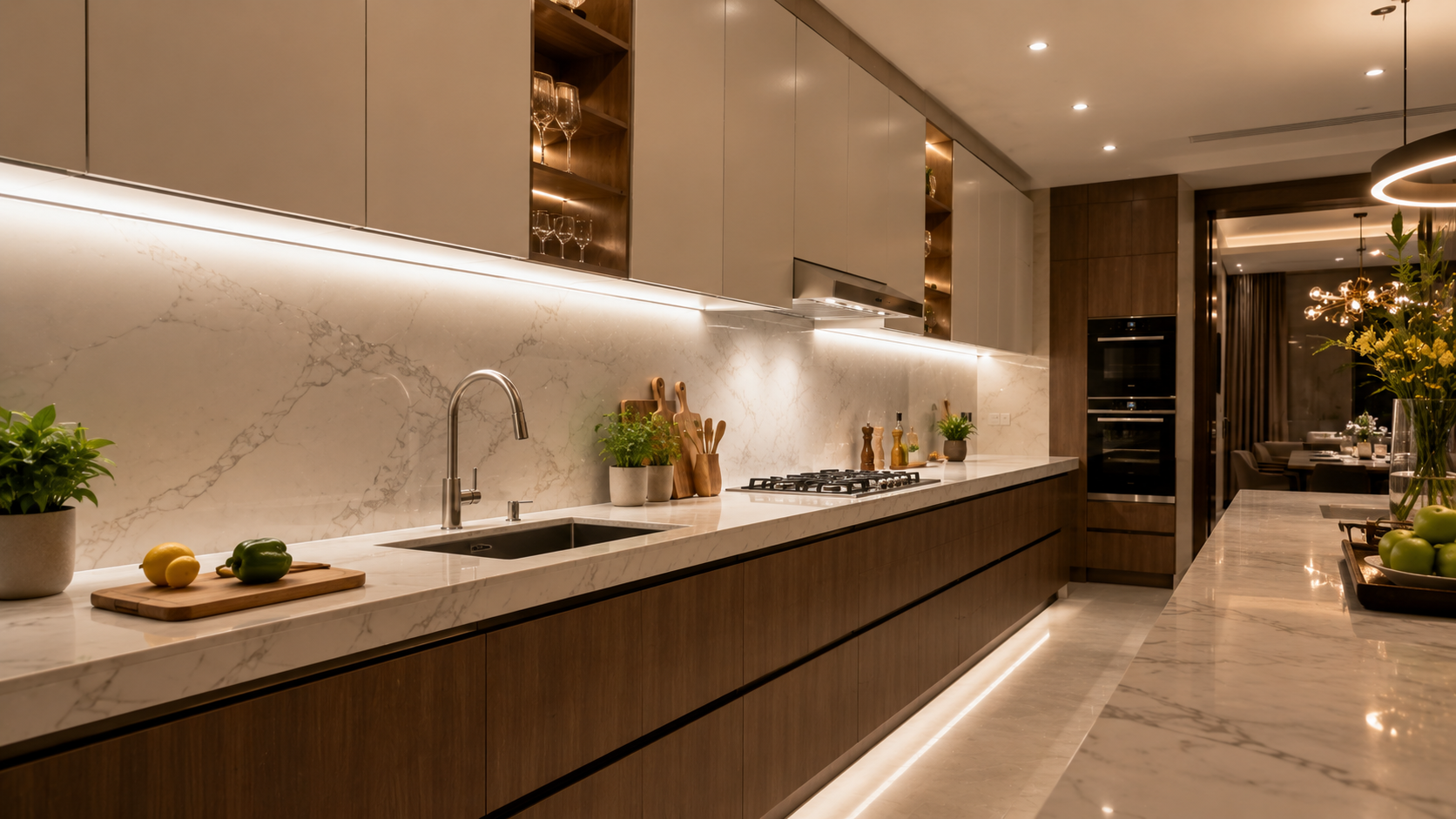 Kitchen Lighting in Abu Dhabi - lighting service 37