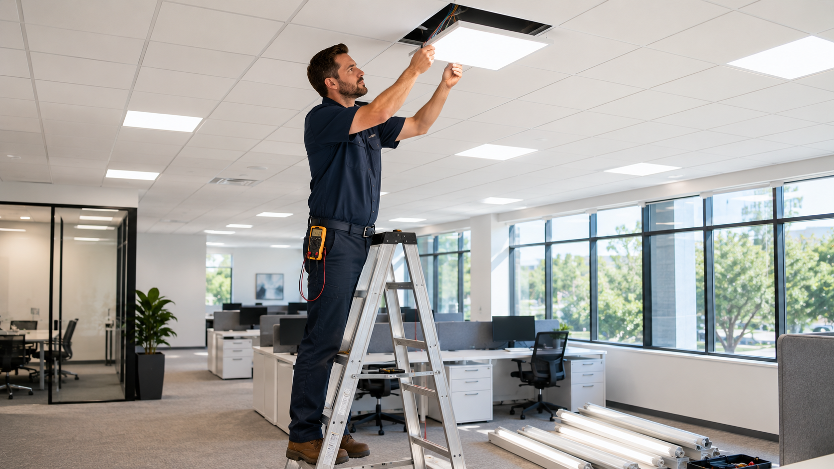 LED Lighting Installation in Abu Dhabi - lighting service 1