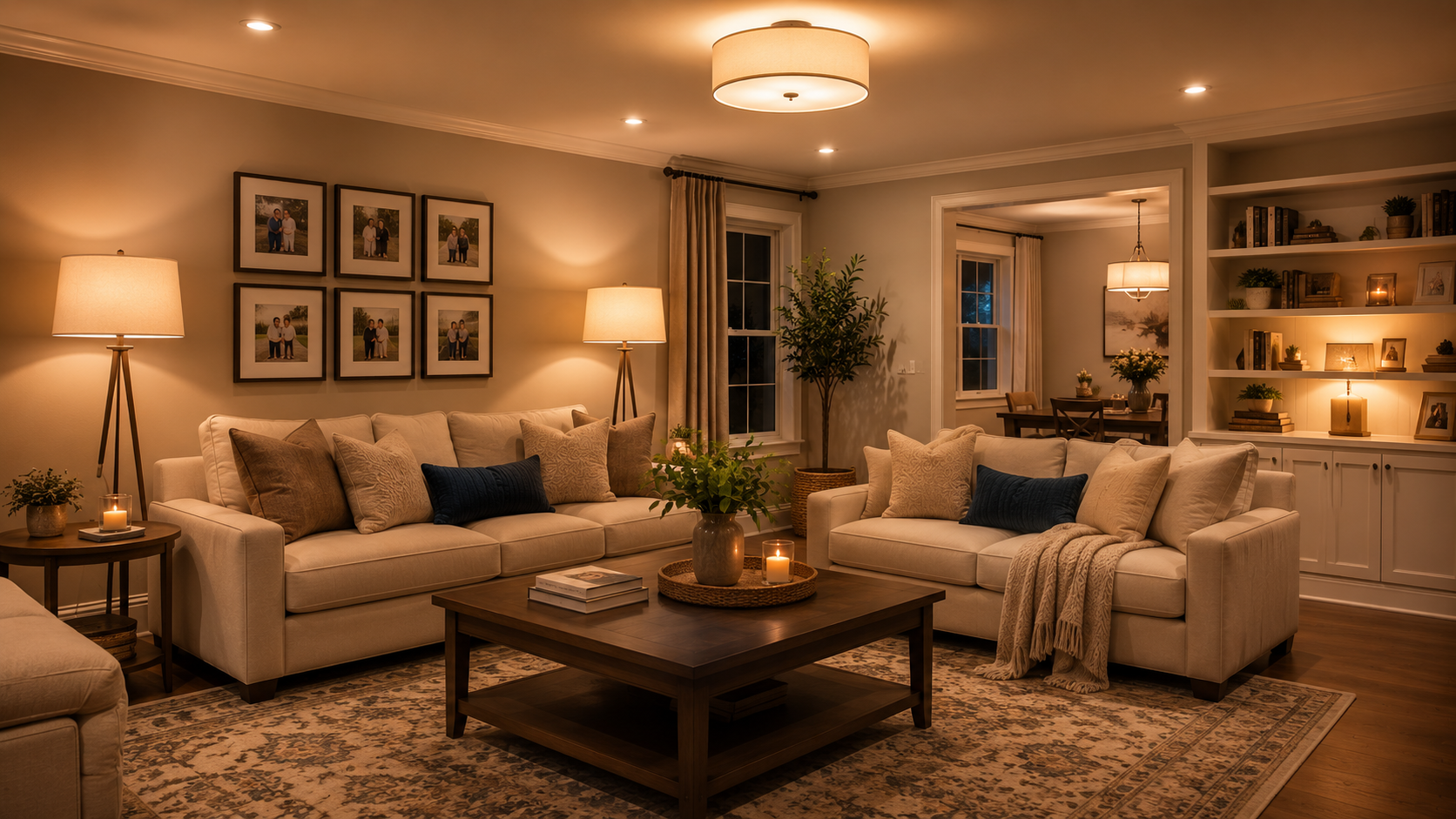 Living Room Lighting in Abu Dhabi - lighting service 39