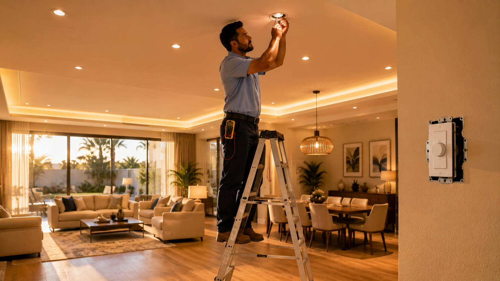 Residential Lighting in Abu Dhabi - lighting service 2