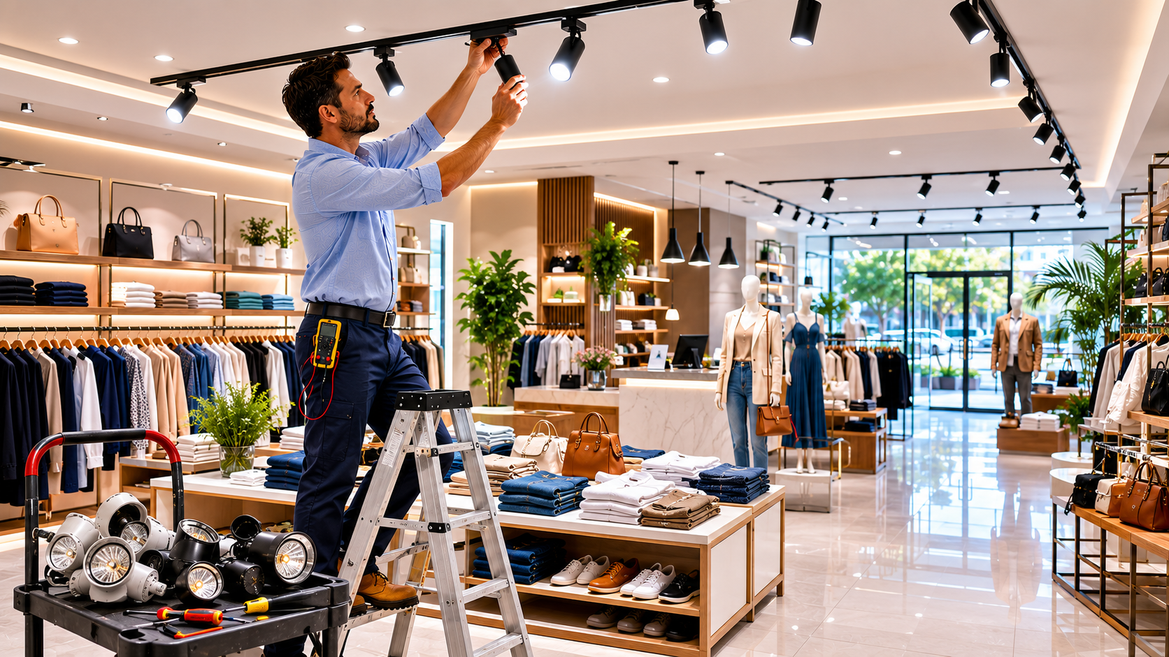 Retail Shop Lighting in Abu Dhabi - lighting service 9